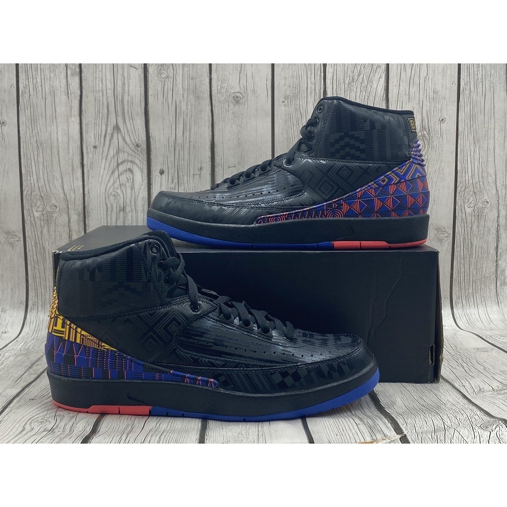 Nike Air Jordan Retro 2 Black History Month 2019 Size 11 BQ7618 007
